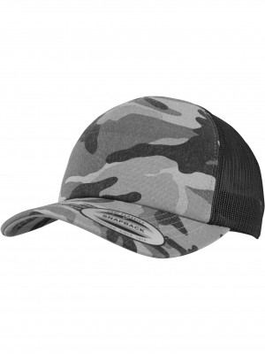 Шапка с козирка Camo Trucker Cap dark camo/blk one size