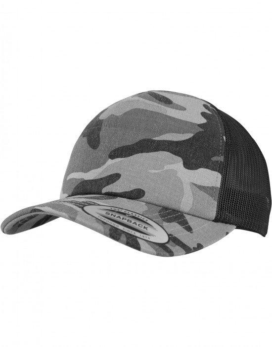 Шапка с козирка Camo Trucker Cap dark camo/blk one size