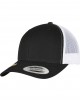Шапка с козирка YP CLASSICS RECYCLED RETRO TRUCKER CAP 2-TONE blk/wht one size
