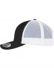 Шапка с козирка YP CLASSICS RECYCLED RETRO TRUCKER CAP 2-TONE blk/wht one size