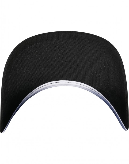 Шапка с козирка YP CLASSICS RECYCLED RETRO TRUCKER CAP 2-TONE blk/wht one size