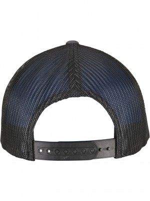 Шапка с козирка YP CLASSICS RECYCLED RETRO TRUCKER CAP 2-TONE charcoal/black one size