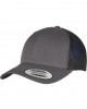 Шапка с козирка YP CLASSICS RECYCLED RETRO TRUCKER CAP 2-TONE charcoal/black one size