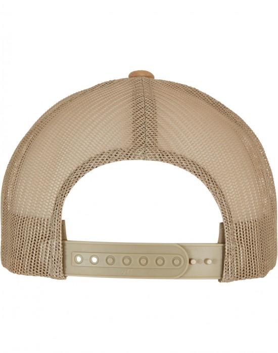 Шапка с козирка Suede Leather Trucker Cap khaki one size