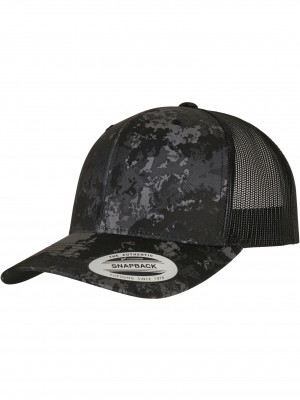 Шапка с козирка YP Classics? Veil Camo? Retro Trucker Cap poseidon black one size