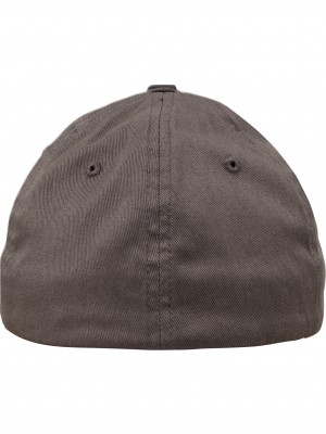 Шапка с козирка Flexfit Cotton Twill Dad Cap darkgrey S/M