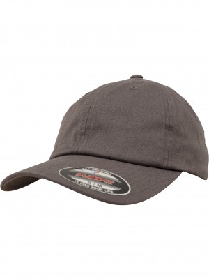 Шапка с козирка Flexfit Cotton Twill Dad Cap darkgrey S/M