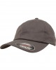 Шапка с козирка Flexfit Cotton Twill Dad Cap darkgrey S/M