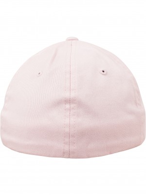 Шапка с козирка Flexfit Cotton Twill Dad Cap pink S/M