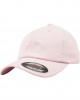 Шапка с козирка Flexfit Cotton Twill Dad Cap pink S/M