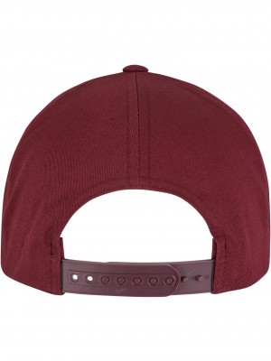 Шапка с козирка 5-Panel Curved Classic Snapback maroon one size