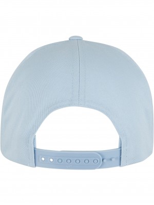 Шапка с козирка 5-Panel Curved Classic Snapback lightblue one size