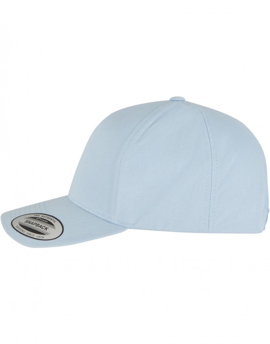 Шапка с козирка 5-Panel Curved Classic Snapback lightblue one size