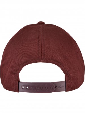 Шапка с козирка 5-Panel Curved Classic Snapback burgundy one size