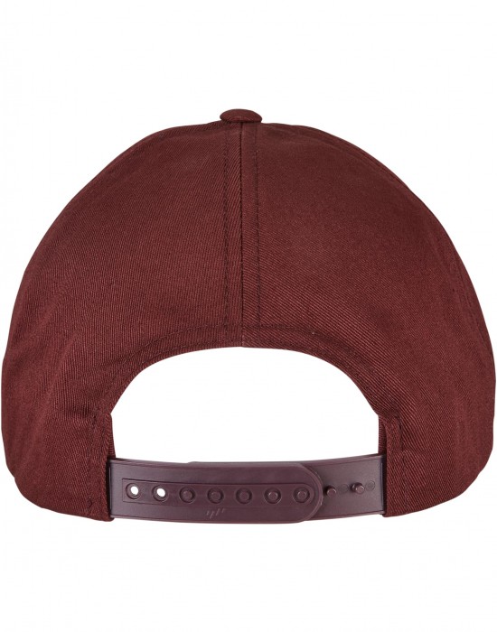 Шапка с козирка 5-Panel Curved Classic Snapback burgundy one size