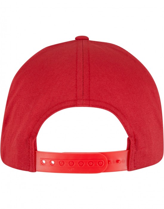 Шапка с козирка 5-Panel Curved Classic Snapback mars red one size