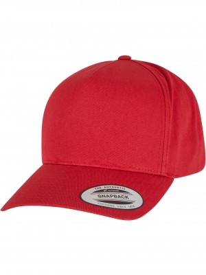 Шапка с козирка 5-Panel Curved Classic Snapback mars red one size