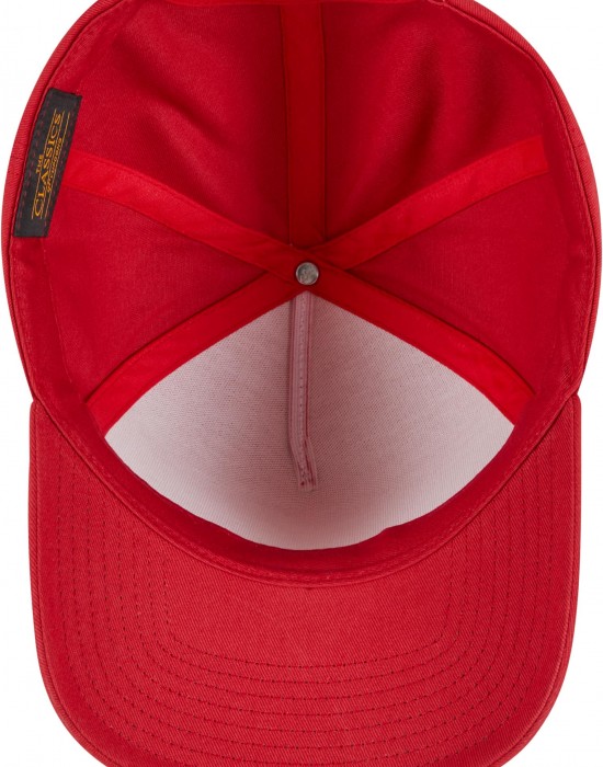 Шапка с козирка 5-Panel Curved Classic Snapback mars red one size