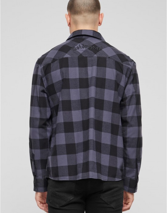 Карирана мъжка риза Motörhead