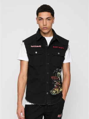 Винтидж риза без ръкави Iron Maiden NOTB