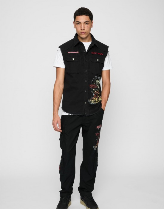 Винтидж риза без ръкави Iron Maiden NOTB