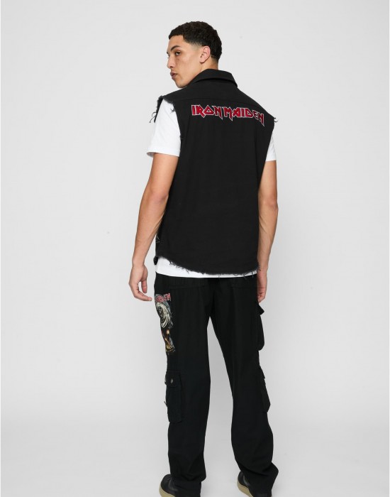 Винтидж риза без ръкави Iron Maiden NOTB