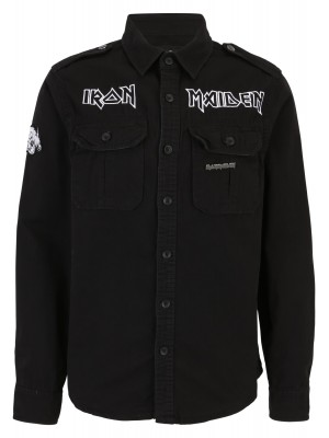 Винтидж риза с дълъг ръкав Iron Maiden