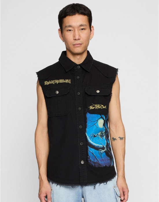 Винтидж риза без ръкави Iron Maiden FOTD 