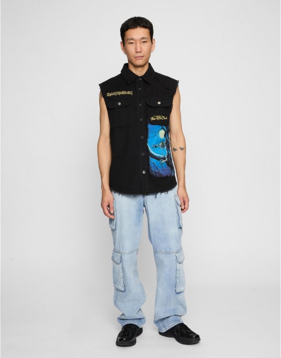 Винтидж риза без ръкави Iron Maiden FOTD 