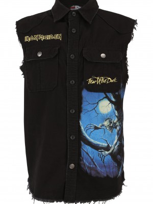 Винтидж риза без ръкави Iron Maiden FOTD 