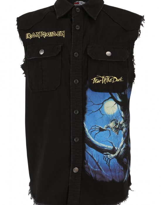 Винтидж риза без ръкави Iron Maiden FOTD 