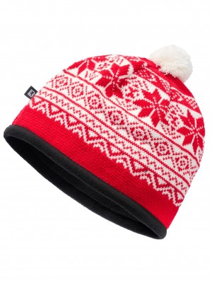 Зимна шапка Snow Cap red one size