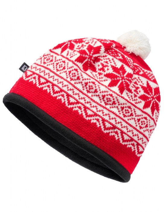 Зимна шапка Snow Cap red one size