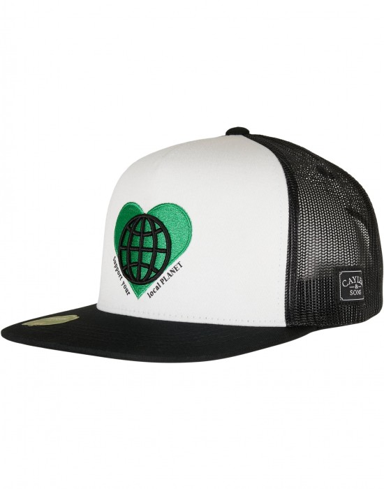 Шапка с козирка C&S Local Planet Trucker Cap black/mc one size