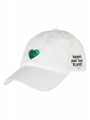 Шапка с козирка C&S Local Planet Curved Cap white/mc one size