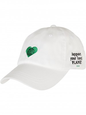 Шапка с козирка C&S Local Planet Curved Cap white/mc one size