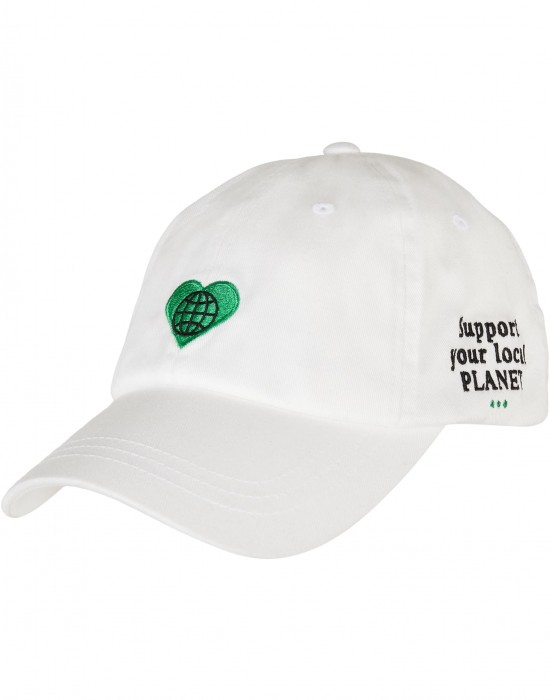 Шапка с козирка C&S Local Planet Curved Cap white/mc one size