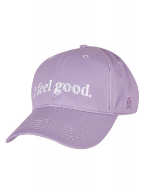 Шапка с козирка Feelin Good Curved Cap lavender/white one size
