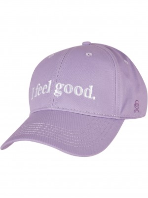 Шапка с козирка Feelin Good Curved Cap lavender/white one size