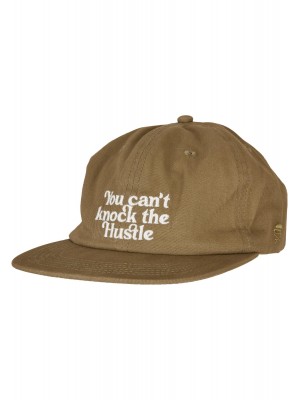 Шапка с козирка Knock the Hustle Strapback Cap olive/offwhite one size