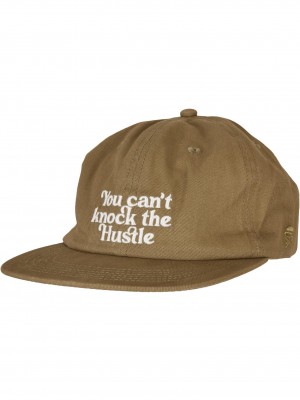Шапка с козирка Knock the Hustle Strapback Cap olive/offwhite one size