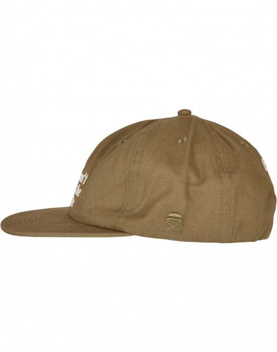 Шапка с козирка Knock the Hustle Strapback Cap olive/offwhite one size