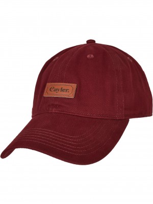 Шапка с козирка Classy Patch Curved Cap bordeaux one size