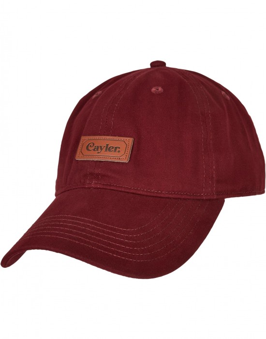 Шапка с козирка Classy Patch Curved Cap bordeaux one size