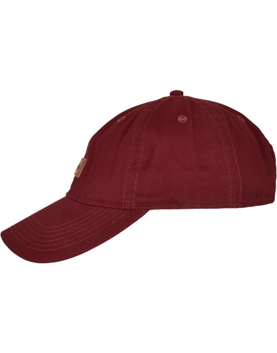 Шапка с козирка Classy Patch Curved Cap bordeaux one size