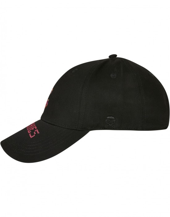 Шапка с козирка Munchie Stitches Curved Cap black/mc one size