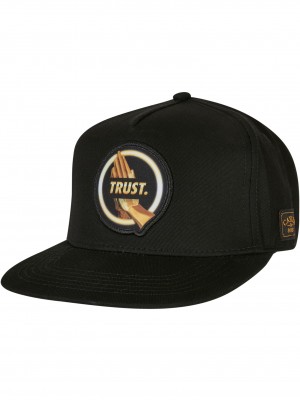 Шапка с козирка Trust in Gold Cap black/gold one size