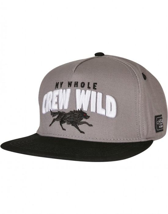 Шапка с козирка Crew Wild Cap grey/black one size