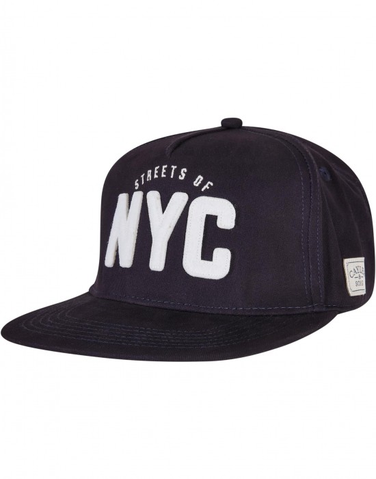 Шапка с козирка Streets of NYC Cap navy/offwhite one size