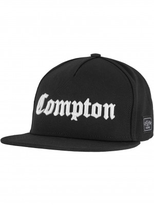 Шапка с козирка C&S Compton Plain Snapback Cap black one size
